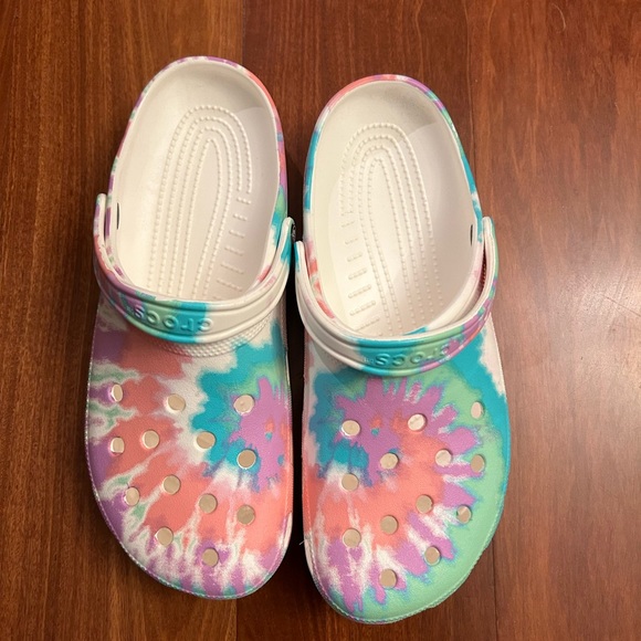 CROCS Other - Crocs Tie Dyed Clogs